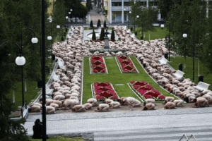 Desnudos en una producción fotográfica en Finlandia