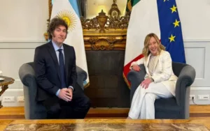 Milei cerró su agenda internacional tras la reunión con Meloni en Roma