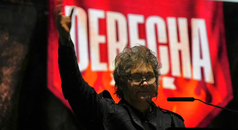 Milei dio un fuerte discurso en la Derecha Fest de Mar del Plata.