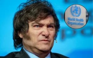Milei se refirió a la salida de Argentina de la OMS