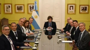 Milei se reunió con empresarios del Foro Económico Mundial