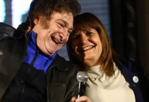 Milei y Bullrich, juntos en un acto en agosto