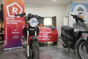 Santa fe usa las motos incautadas al delito para cursos