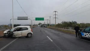 choque en Circunvalación Rosario