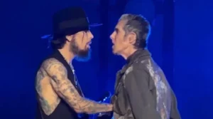 Miembros de Jane's Addiction se pelearon en pleno show.