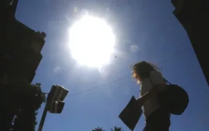 Niveles extremos de radiación solar en el país