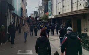 Operativo policial en el centro de Rosario