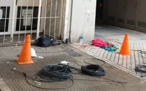 Otro herido en una obra esta vez un operario de empresa telefónica