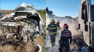 Padre e hijos viajaban para ver el clásico y murieron tras chocar con un camión