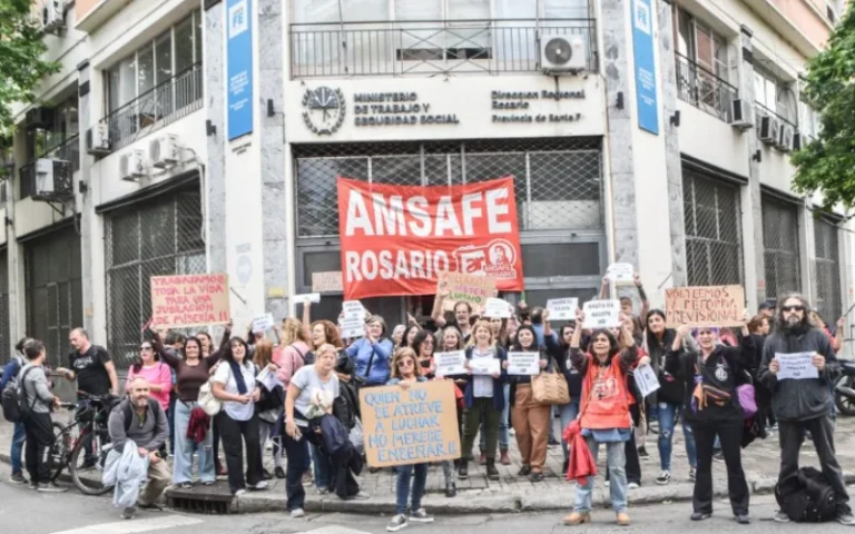 Amsafé Rosario: paro y movilización a Tribunales de Santa Fe