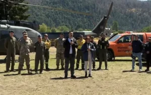Patricia Bullrich y Luis Petri anunciaron en El Bolsón la creación del Consejo Federal de Emergencias