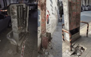 Piden al municipio reparar o retirar los gabinetes vandalizados en la calle