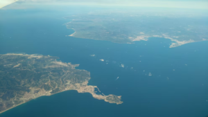 Vista de Ceuta, enclave español en África