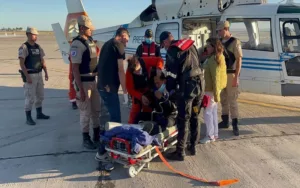 Prefectura evacuó a un tripulante de un buque surcoreano