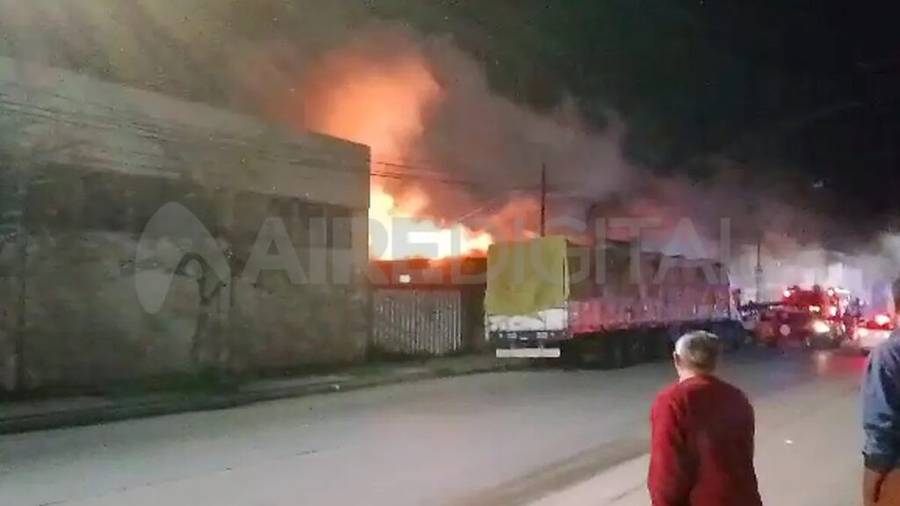 Incendiaron un depósito del presidente de Unión