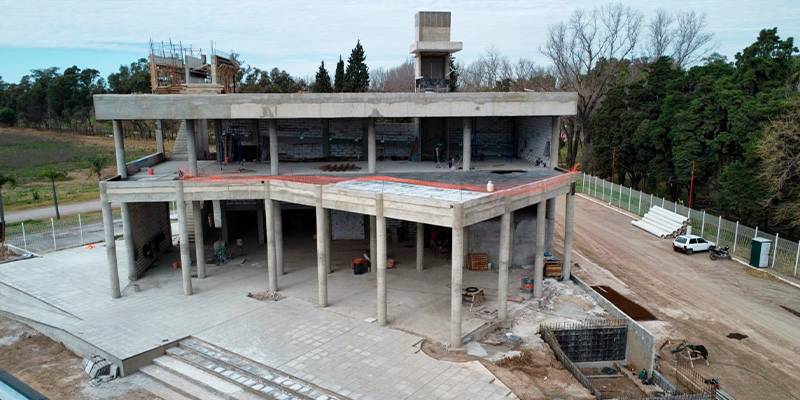 Puerto General San Martín: el cine 4D estará listo a fin de año.