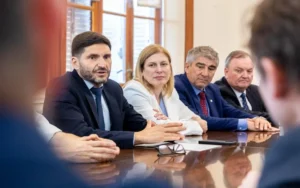 Pullaro recibió a los legisladores tras la sanción de la reforma constitucional