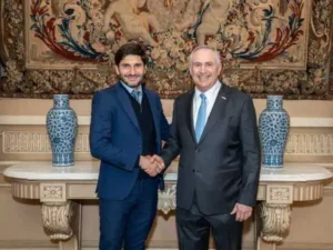 Pullaro se reunió con el embajador de estados unidos