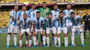 Jugadores de la Selección Argentina tras una derrota