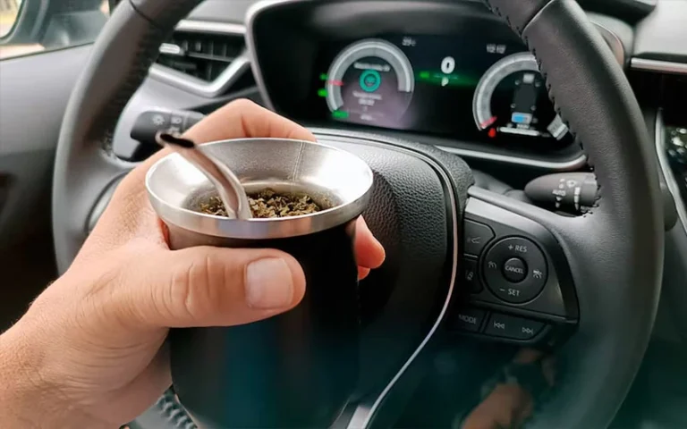 Qué provincias multarán con $500.000 por tomar mate al volante.