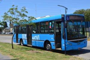 Pasajeros del transporte urbano en Rosario