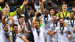 Real Madrid campeón de la Supercopa de Europa.