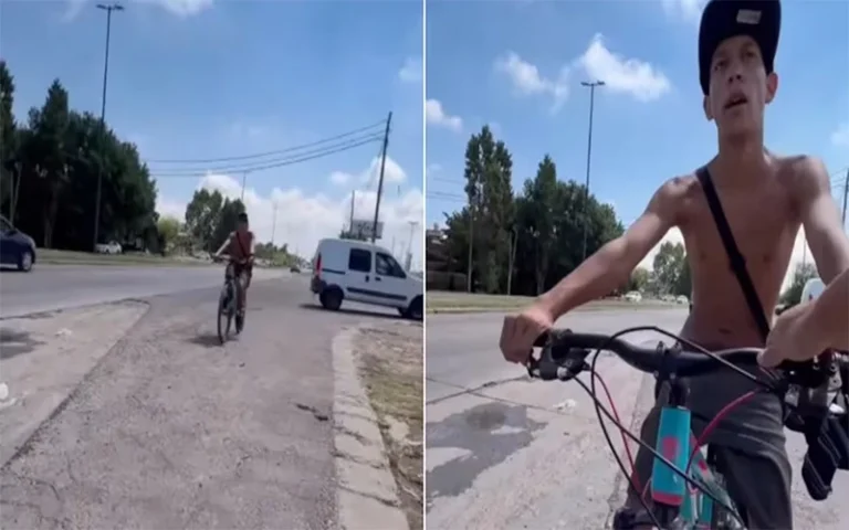 Recuperó su bicicleta tras pactar una falsa compra con el ladrón y se volvió viral.