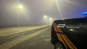 Ruta santafesina con niebla y alerta vial vigente
