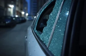 Rescatan a nena atrapada en un auto en Barrio Parque.