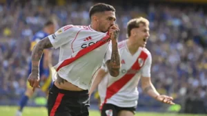 River Plate le ganó a Boca Juniors 1-0.