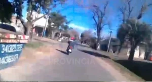 robo y persecución en Rosario