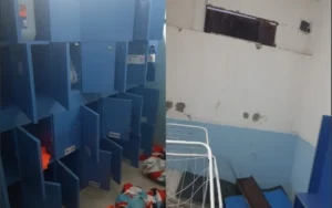 Robo y destrozos en el club Tiro Suizo
