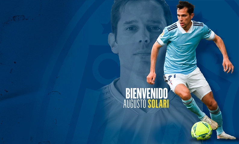 El canalla informó este lunes la llegada del mediocampista, ex River y Racing, Augusto Solari como nuevo jugador auriazul. 