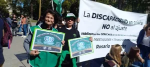 Rosario exige a Nación por la situación crítica del sector de discapacidad