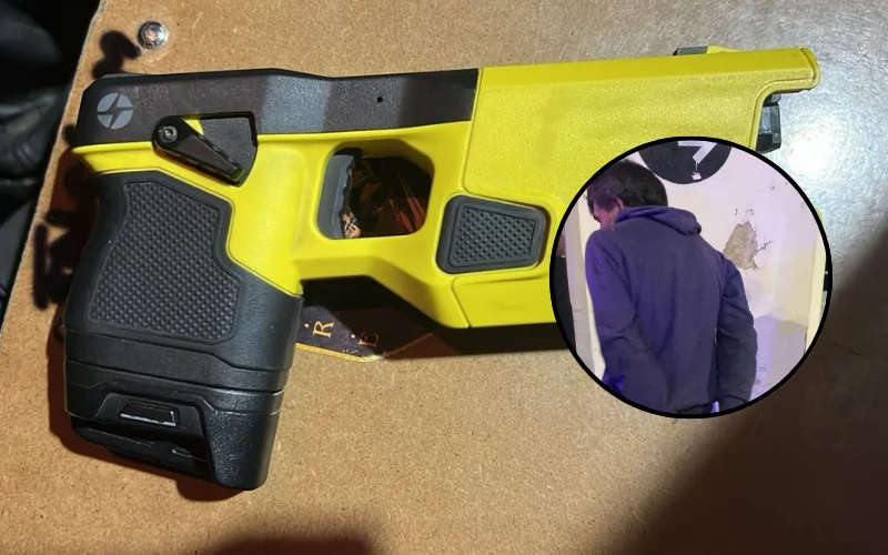 Rosario la Policía usó la pistola Taser para reducir a un hombre que se autolesionaba con un vidrio