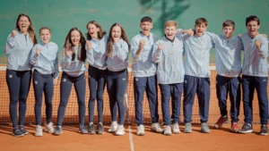 Jóvenes tenistas disputan un torneo sudamericano Sub 14 en Rosario