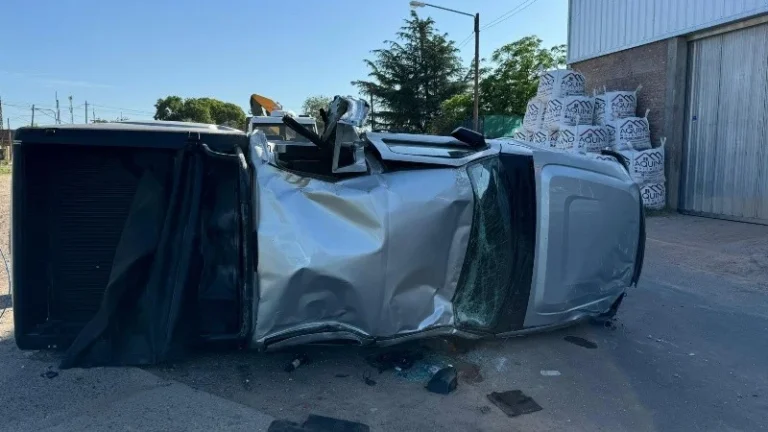 Siniestro vial en Sabin