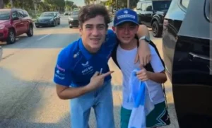 Ian Taladriz, el joven fan de Colapinto, en Muy Rosarino
