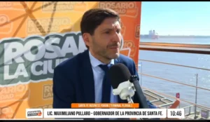 Maximiliano Pullaro en Rosario La Ciudad