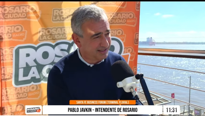 Pablo Javkin en Rosario La Ciudad
