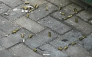 Se conoció que las vainas de balas desparramadas en el microcentro no eran una amenaza