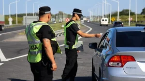 Controles policiales en Rosario