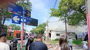 incendio de una casa