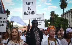 Se realizó la primera marcha de comunidades afroargentinas