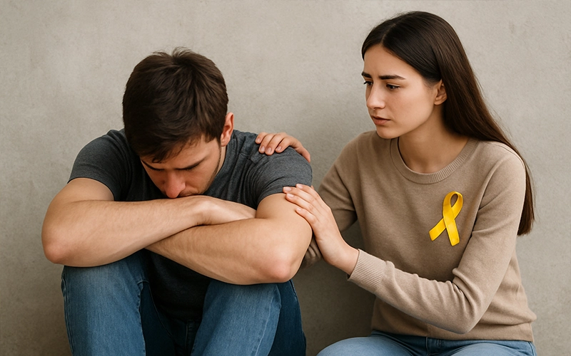 Septiembre Amarillo: el mes de la prevención del suicidio.