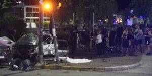 Siniestro fatal en Rosario: el conductor iba a 120 km/h.