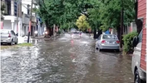 cayó mucha agua en Rosario
