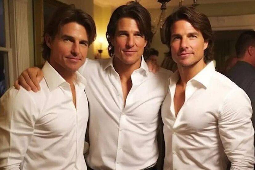 Una cuenta de Instagram compartió imágenes de Tom Cruise que generaron confusión al no poder determinar cual era el "verdadero". 