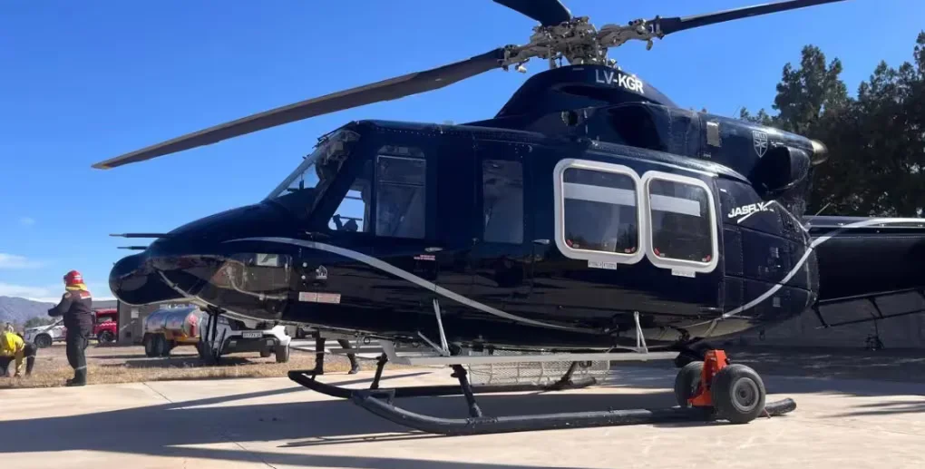 Tragedia en San Juan: cayó helicóptero y murió piloto rosarino