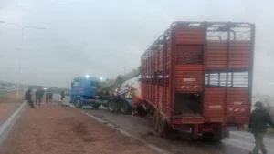 Tránsito normalizado en la autopista a Santa Fe tras horas de corte.